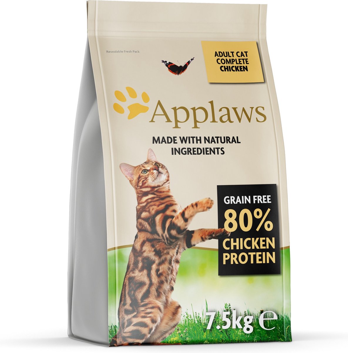 Applaws sin cereales - pollo - comida para gatos - 7,5 kg
