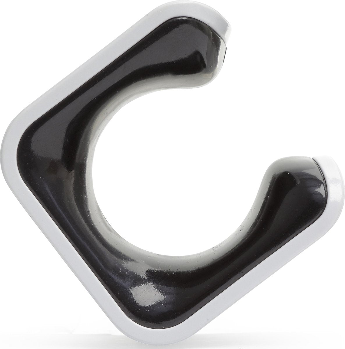 Clip per bicicletta da parete Clug roadie - bianco nero