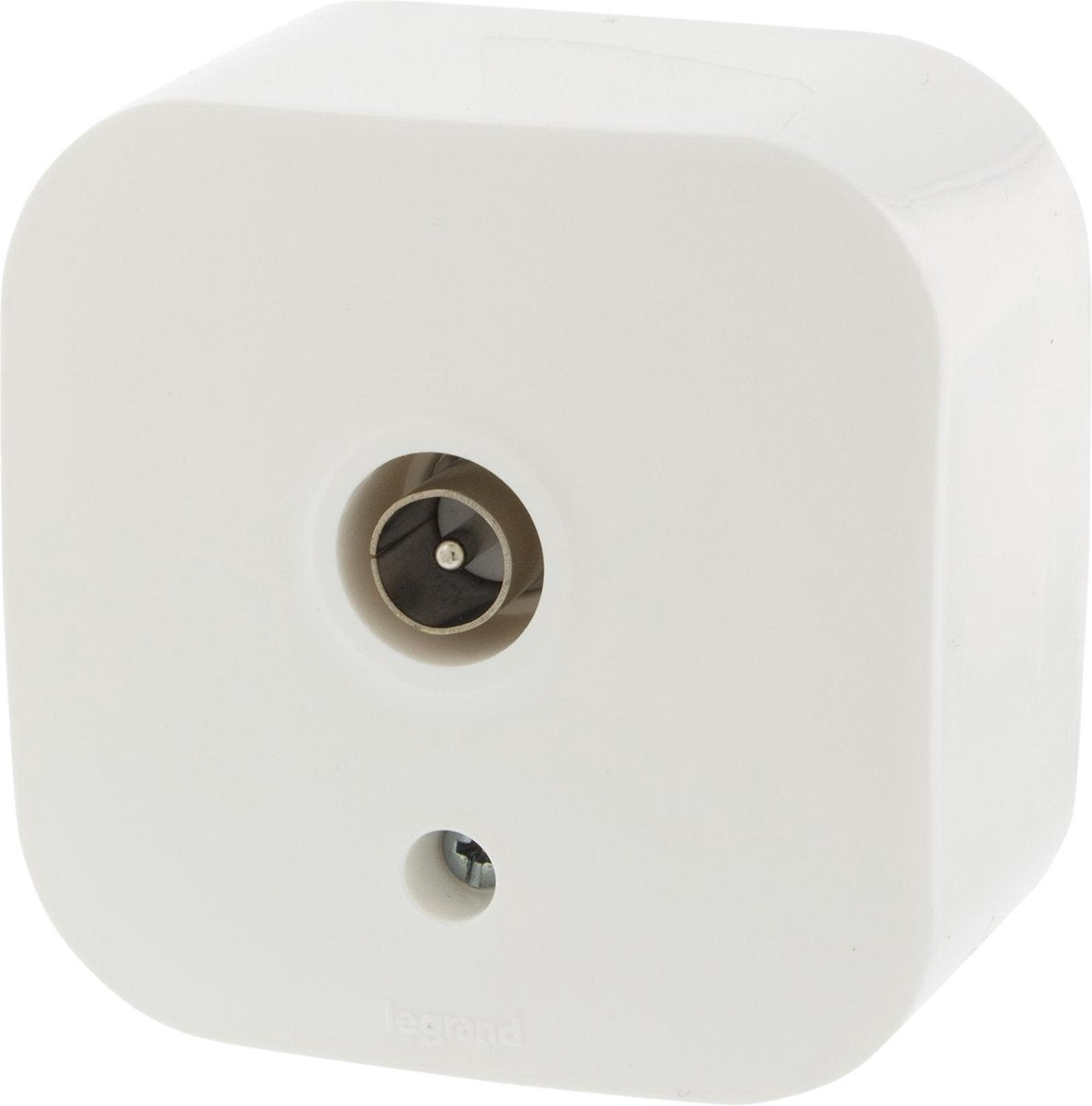 Legrand forix opbouw tv stopcontact - rj11 - wit