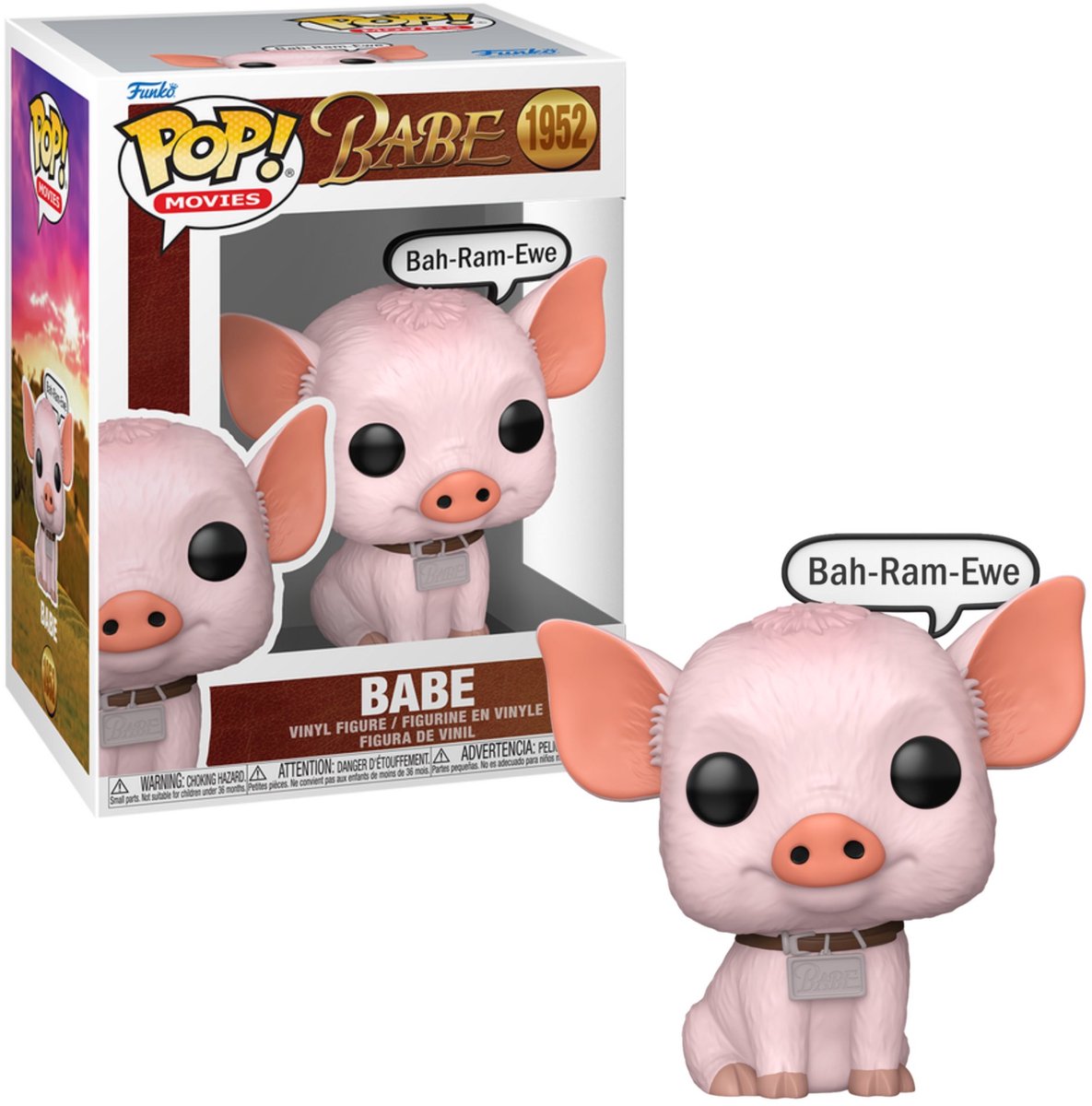 Funko ein schweinchen per conto di babe babe (pop! film) figura in vinile 1952 unisex pop! - neutro - standard