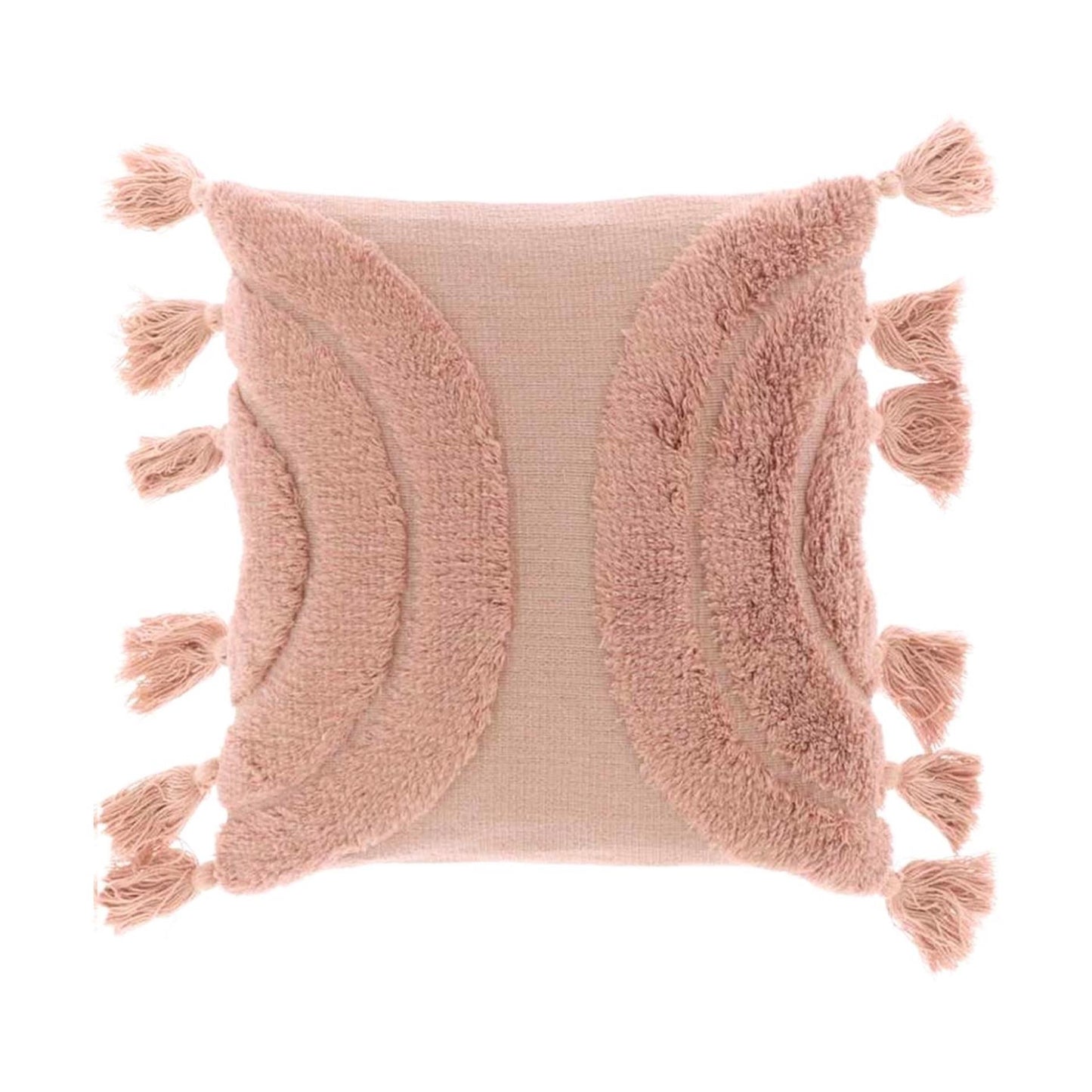 Cojín Unique living brody rosa 45x45cm