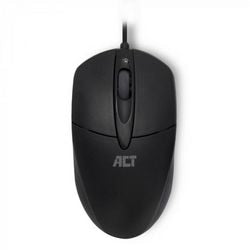 Act Wired Optical Mouse, USB, 1000 dpi, nero