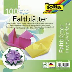 Knutselpapier folia 20 x 20 cm 70 g m² kleurenassortiment 100 vellen