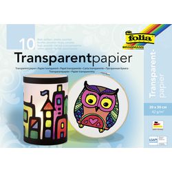 Papel artesanal folia 888 surtido de colores de papel transparente