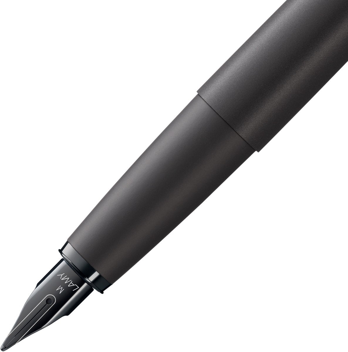 Penna stilografica Lamy Studio lx-all-black – penna stilografica universale in un elegante involucro interamente in metallo – con clip ad elica e pennino in acciaio misura f – inclusa cartuccia d'inchiostro blu t 10