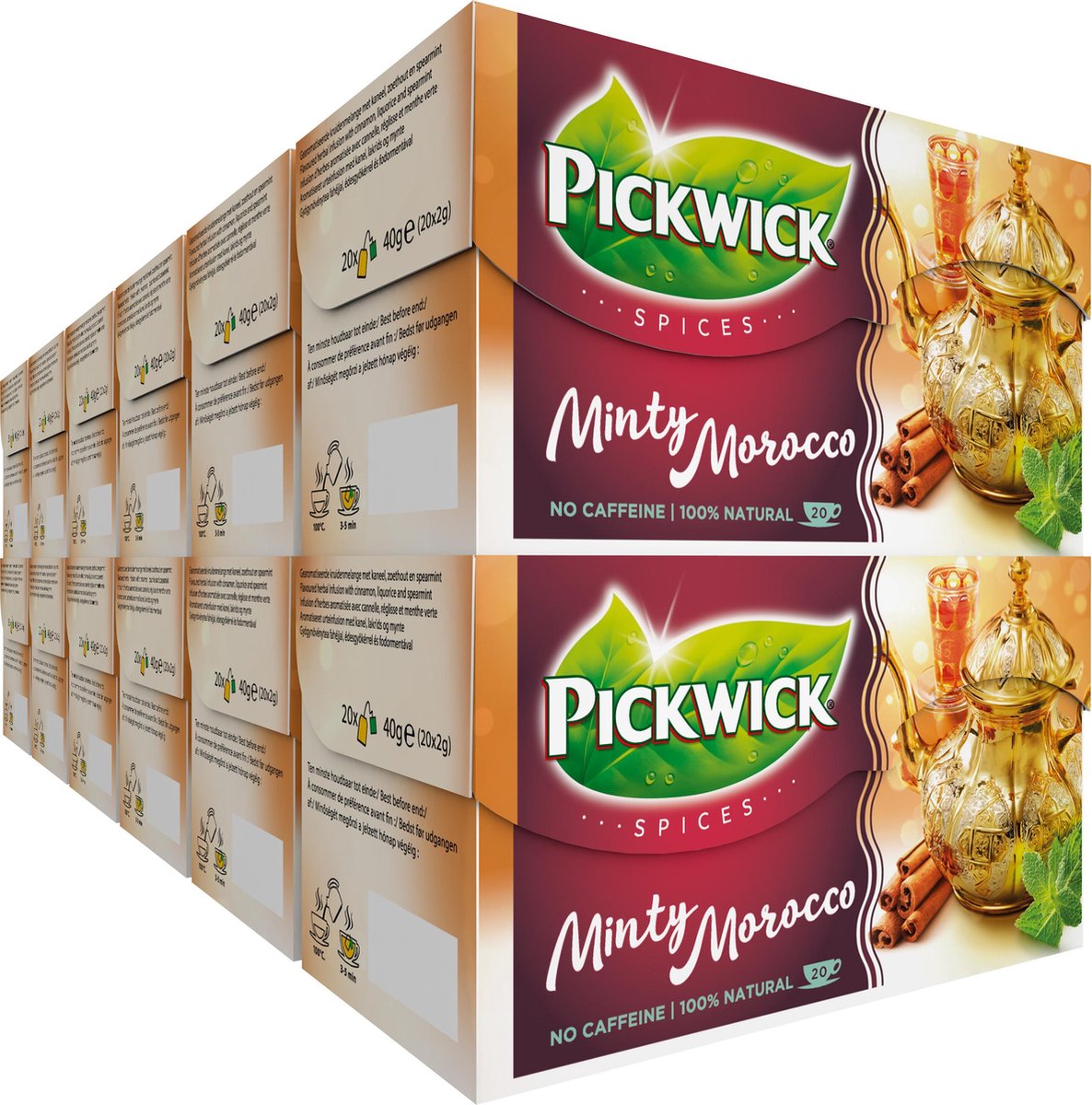 Tisana Pickwick Spezie Menta Marocco - 12 x 20 bustine di tè