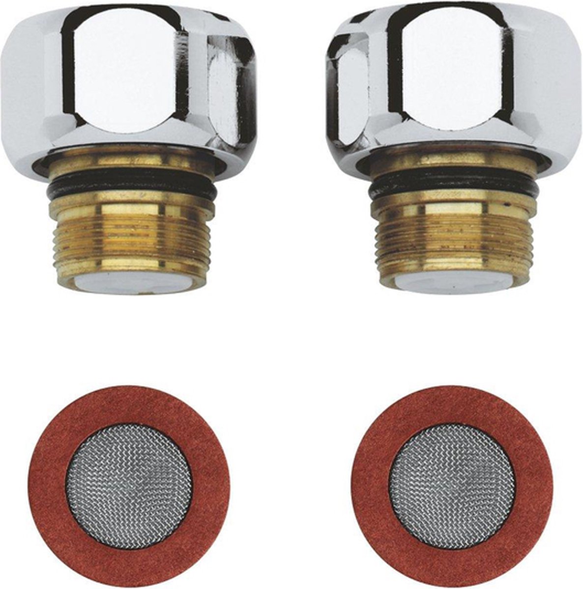 Set valvola di ritegno Grohe - 2 pezzi - cromo - 47189000