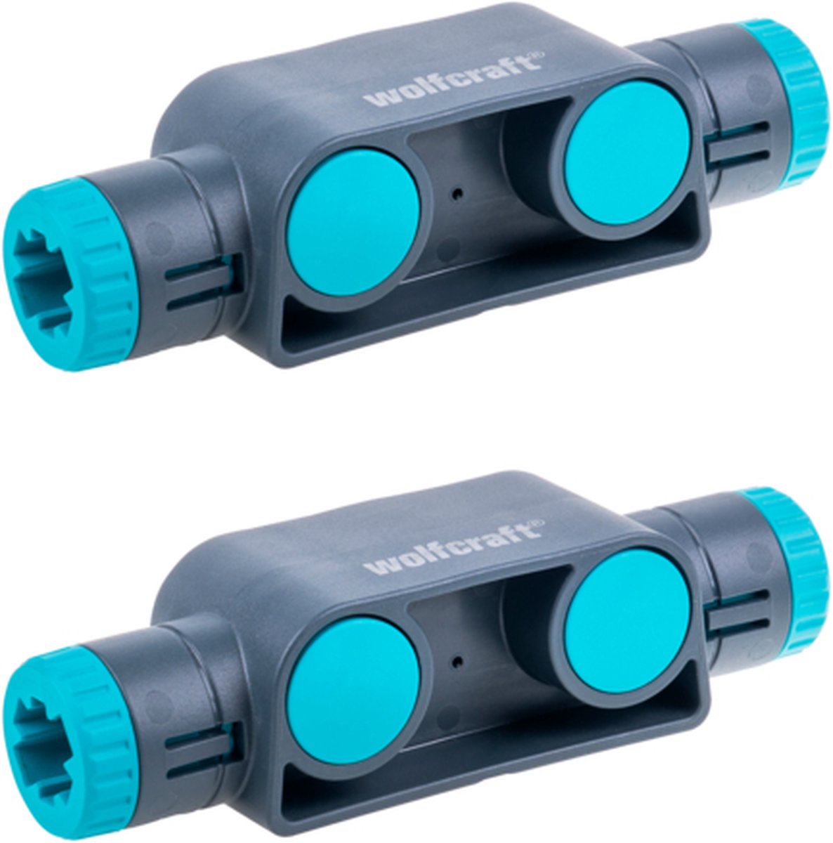 Wolfcraft - 2 conectores de abrazadera de pegamento - conectar abrazadera de pegamento - 8664060