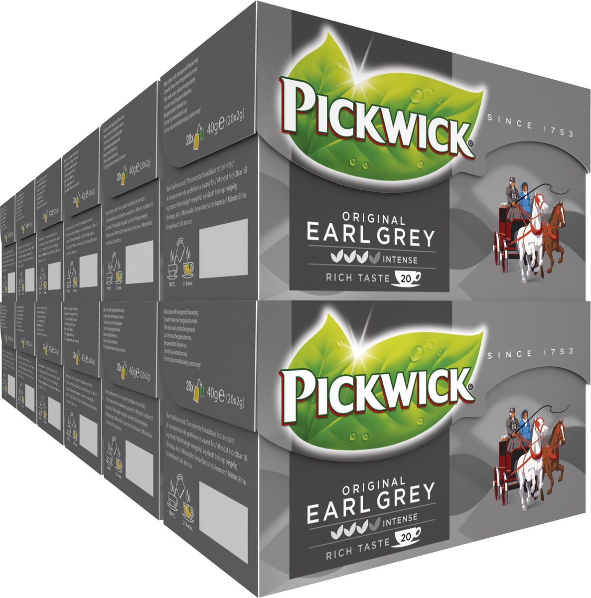 Tè Earl Grey Pickwick (12x20 pezzi)