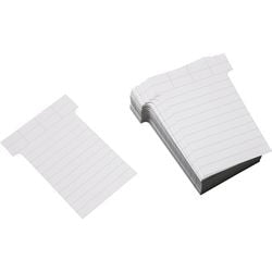 Tarjetas T ultradex estrechas blancas