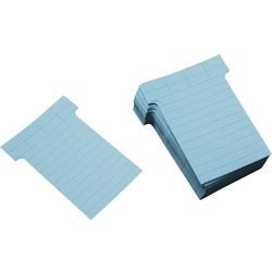 Carte a T ultradex strette blu caraibi