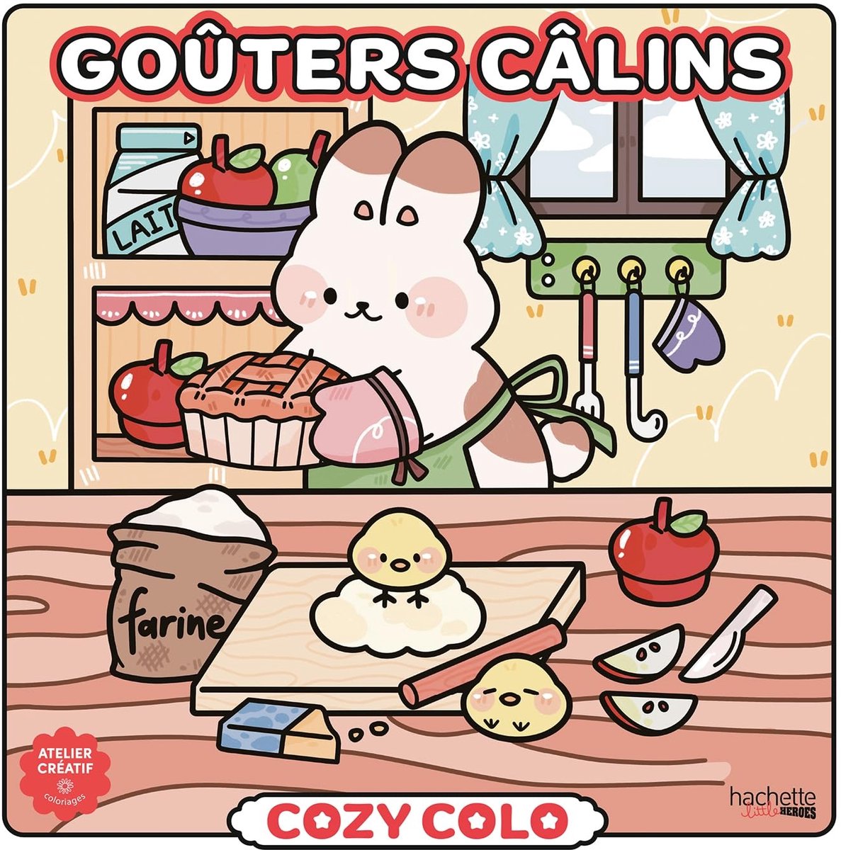 Hachette heroes atelier créatif autres licenses cosy colo cosy colo - gouters calins - hachette - libro para colorear para adultos