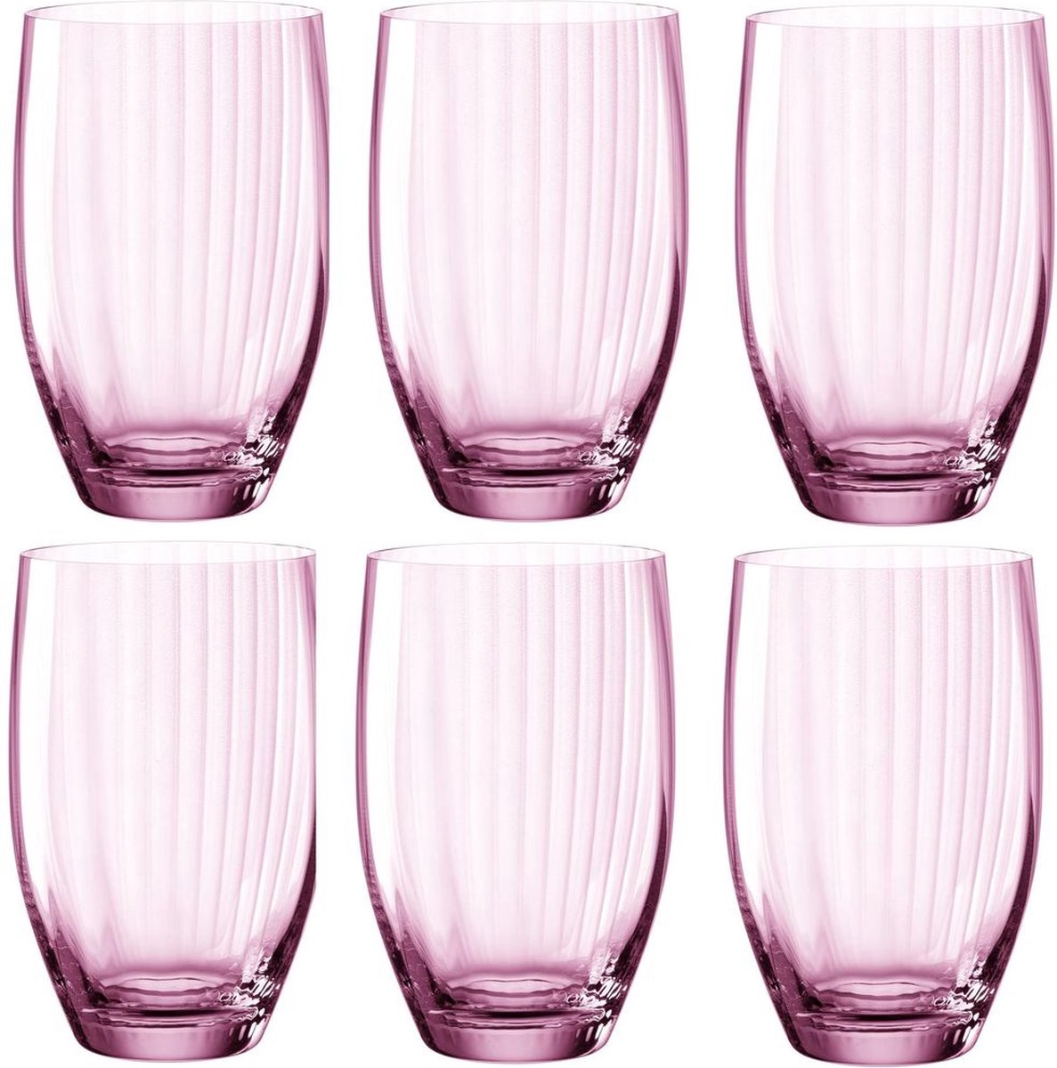 Bicchiere da long drink Leonardo poesia rosé da 460 ml - set da 6