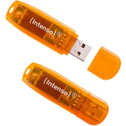 Memoria USB intenso 3502492 64 GB naranja