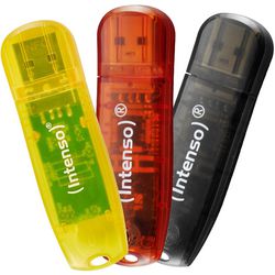 Chiavetta USB intenso 3502483 32 GB gialla, rossa, nera