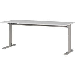 Scrivania sit-stand germania 4253-583 grigio 750 mm (h)
