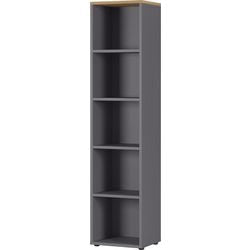 Libreria Germania 4234-564 grigio 1970 mm (h)