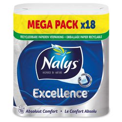 Papel higiénico nalys confort blanco 1948, 2 g
