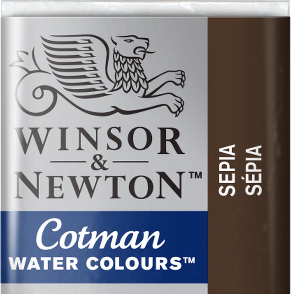 Winsor newton w n cotman acquerello mezzo pan seppia