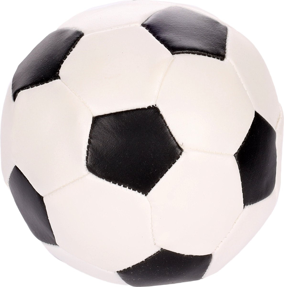 Pallone da calcio Flamingo grande - giocattolo per cani - 10 cm - bianco