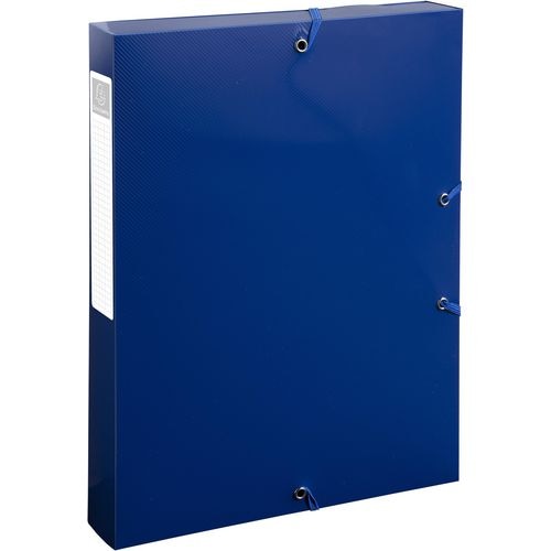 Caja archivadora exacompta 59142e azul abeja a4 azul marino