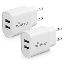 Caricabatterie mediarange mrma114 bianco