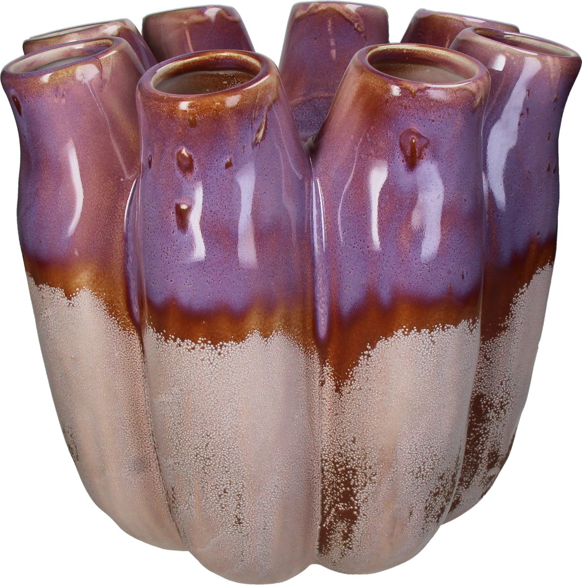 Vaso collezione Hd gres viola 29x29x28cm