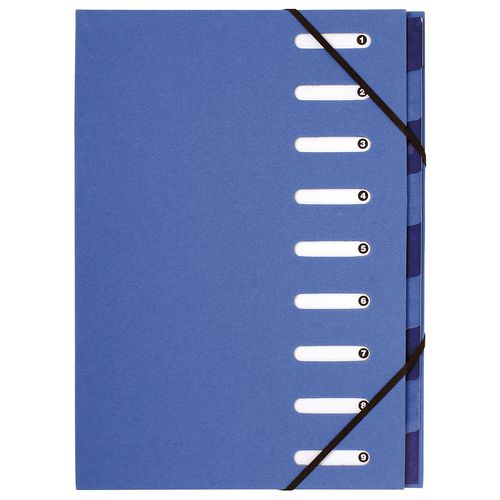 Carpeta clasificadora exacompta 52982e a4 azul claro
