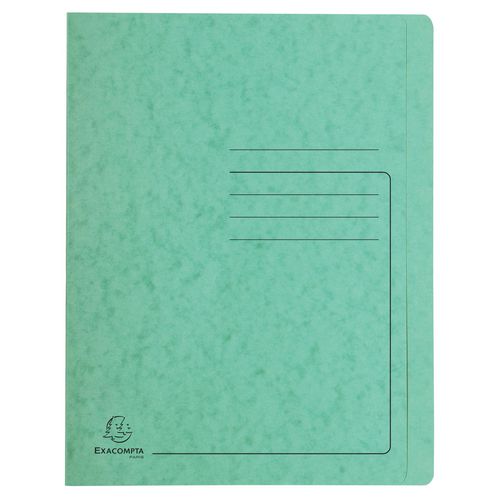 Fijador rápido exacompta 39993e a4 verde