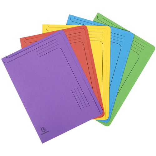 Carpeta insertable exacompta 48000e a4 surtido colores