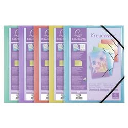 Cartella 3 lembi exacompta gamma colori 55279e