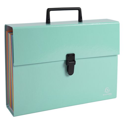 Carpeta clasificadora exacompta 56763e a4 verde pastel