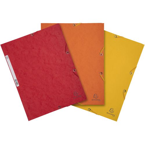 Carpeta 3 solapas exacompta 55575e a4 amarilla