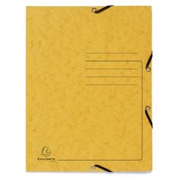 Carpeta 3 solapas exacompta 55409e a4 amarilla