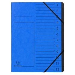 Carpeta clasificadora exacompta 541202e a4 azul