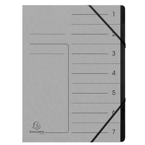 Carpeta clasificadora exacompta 540711e a4 gris