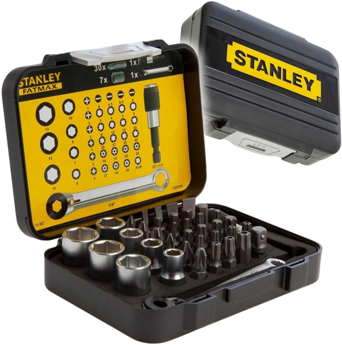 Set punte Stanley expert pro 1 4 - chiave combinata (40 pezzi)