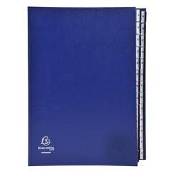 Cartella di smistamento exacompta 621229e a4 blu