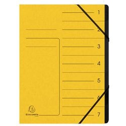 Cartella di smistamento exacompta 540709e a4 giallo