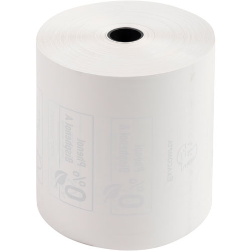 Rollo caja registradora exacompta 43828e 80x80x12mm 72m blanco