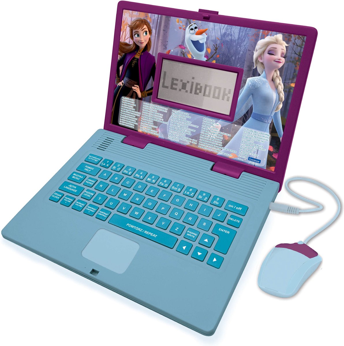 Lexibook portátil educativo bilingüe frozen - 124 actividades en inglés polaco