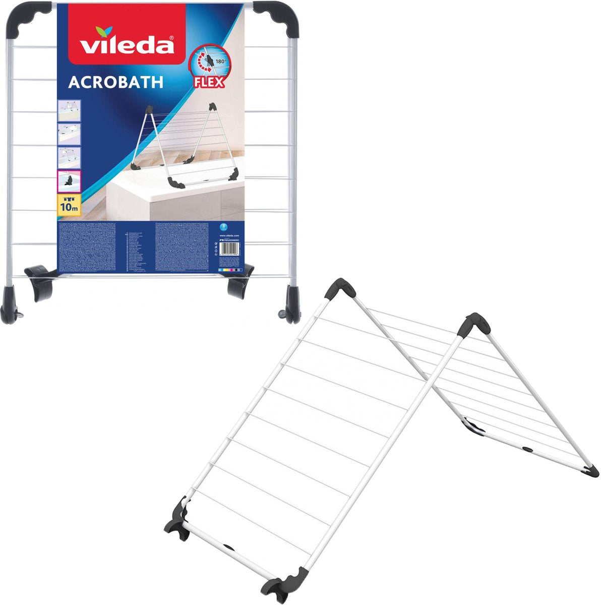 Stendino Vileda Acrobath - Lunghezza asciugatura 10 m