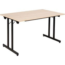 Fliptop table sodematub ft128tpmu-6100 rectangular maple