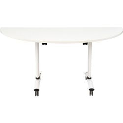 Mesa abatible sodematub fthv3168d-q800 semicircular blanca