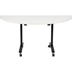 Mesa abatible sodematub fthv3168d-q400 semicircular blanca
