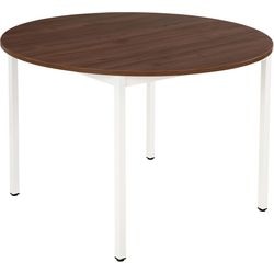 Round table sodematub ft110rond-5c1c round walnut