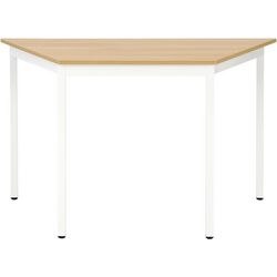 Mesa sodematub ft147trap-bc1c roble trapezoidal marrón