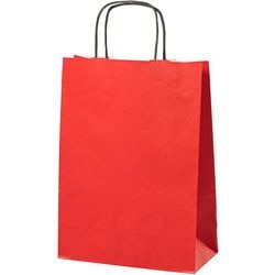 Sacco di carta rosso 8,7 l 240x110x330 mm