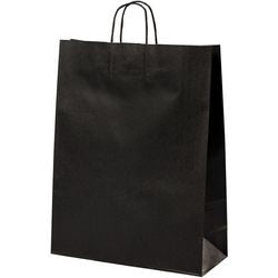 Sacco carta m nero 15,7 l 320x120x410 mm