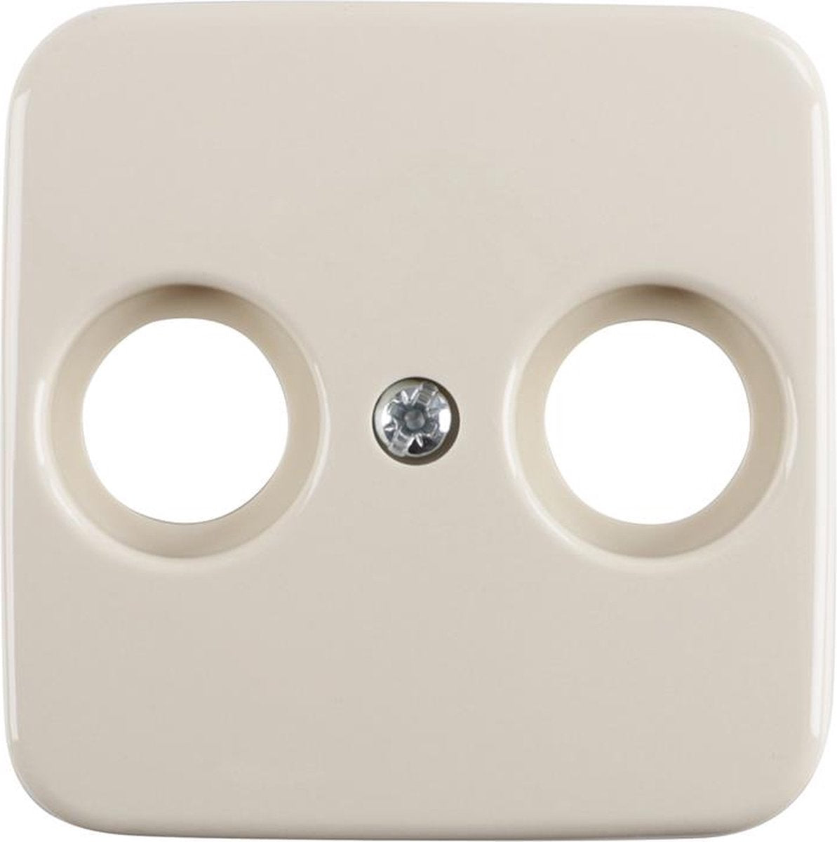 Busch-Jaeger si placa central crema radio TV